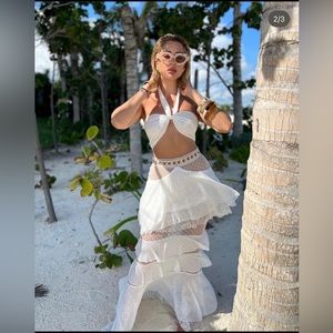 Jessica Bara Paityn Two Piece Ruffle Set